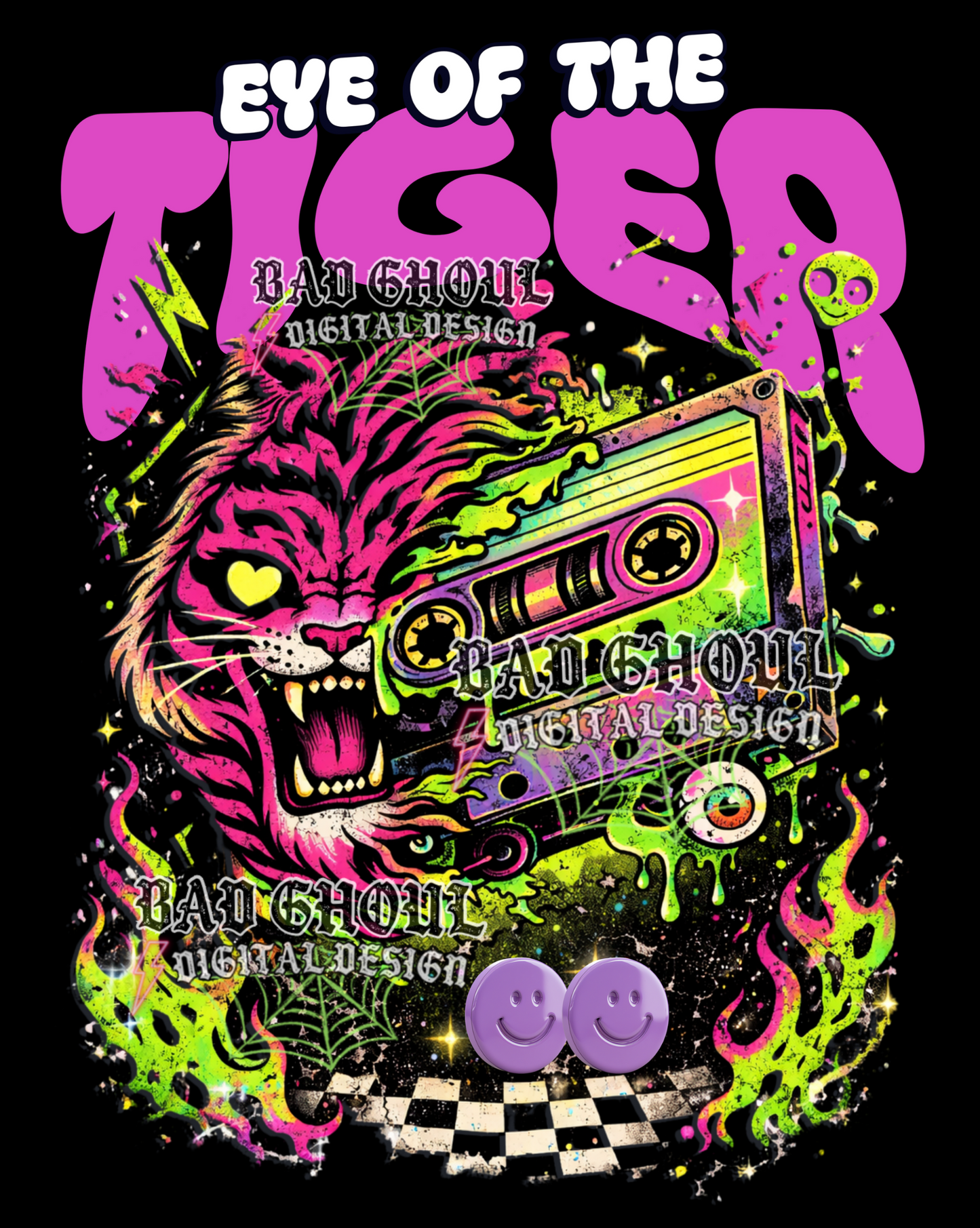 Eye of the Tiger | PNG DOWNLOAD BLACK FAB ONLY
