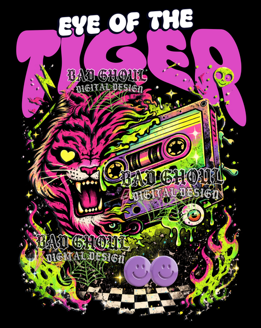Eye of the Tiger | PNG DOWNLOAD BLACK FAB ONLY