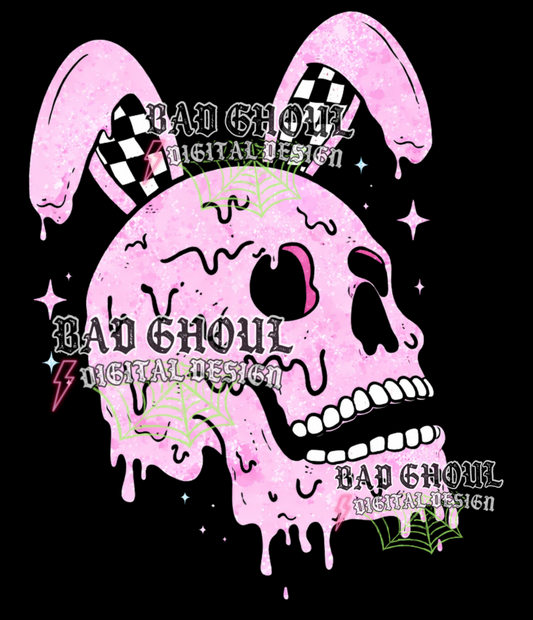 Skellie Bunny | PNG DOWNLOAD BLACK FAB ONLY