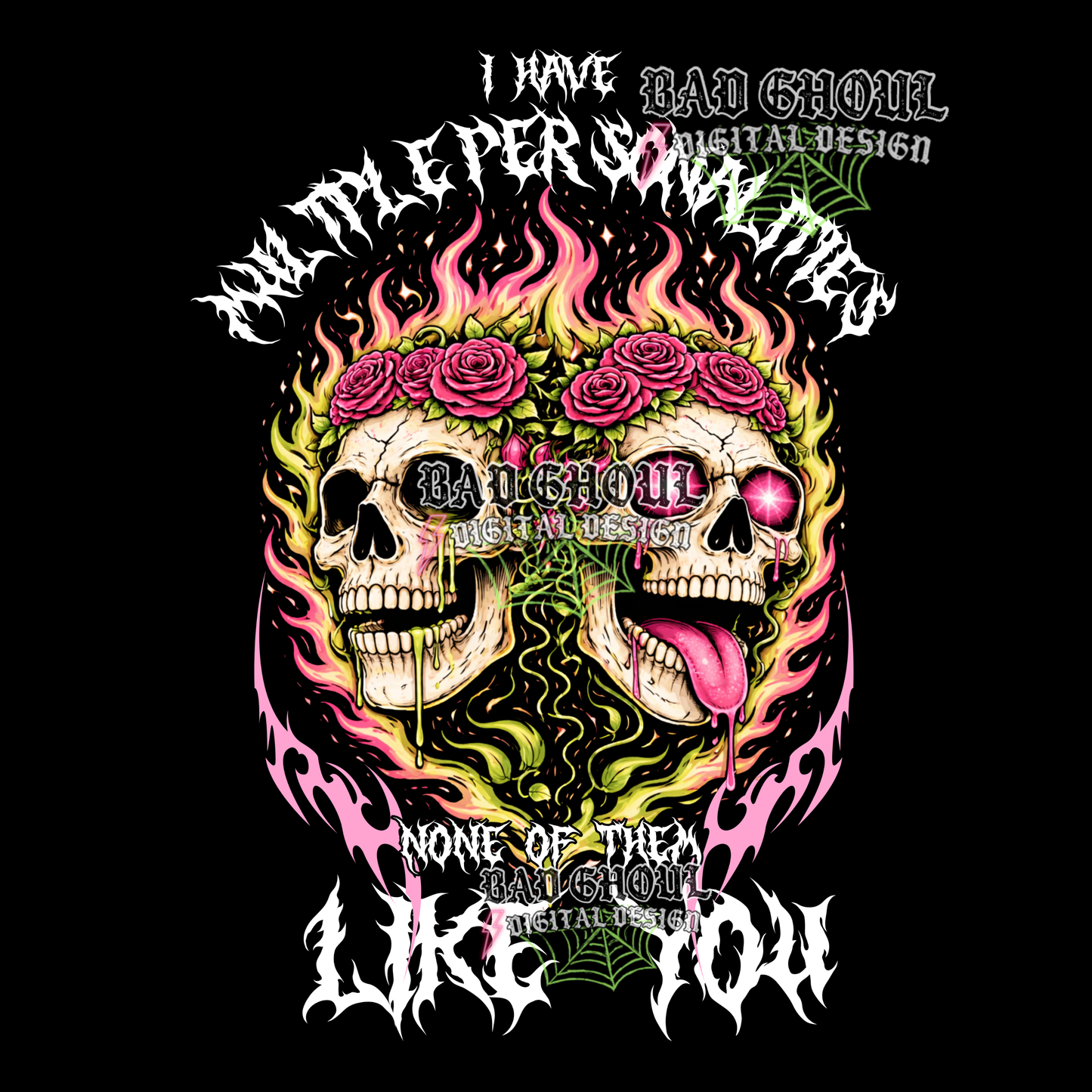 I have multiple personalities | PNG DOWNLOAD BLACK FAB ONLY