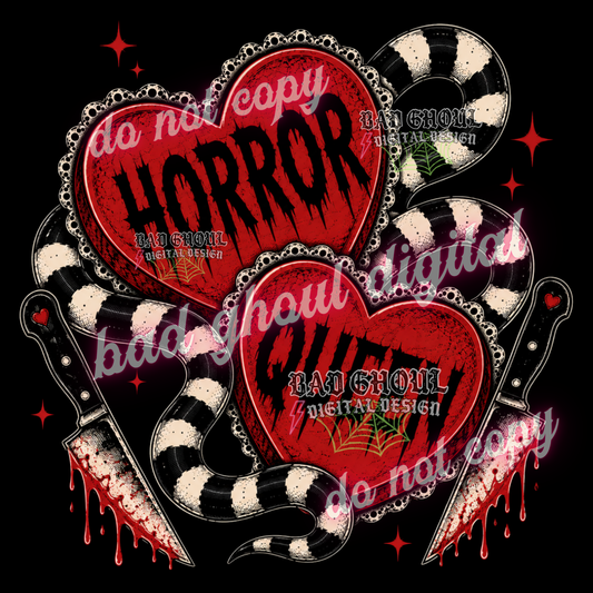 Horror Queen - Hearts | PNG DOWNLOAD