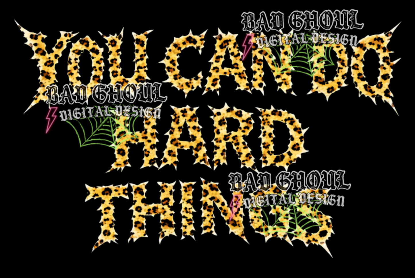 You can do hard things |  PNG DOWNLOAD BLACK FAB ONLY