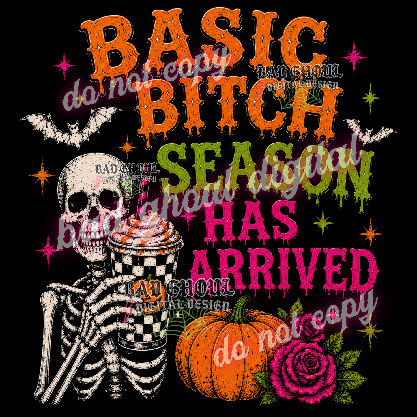 Basic Bitch season has arrived | PNG DOWNLOAD BLACK FAB ONLY