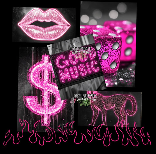 Good Music PNG Download- BEST on black fabric