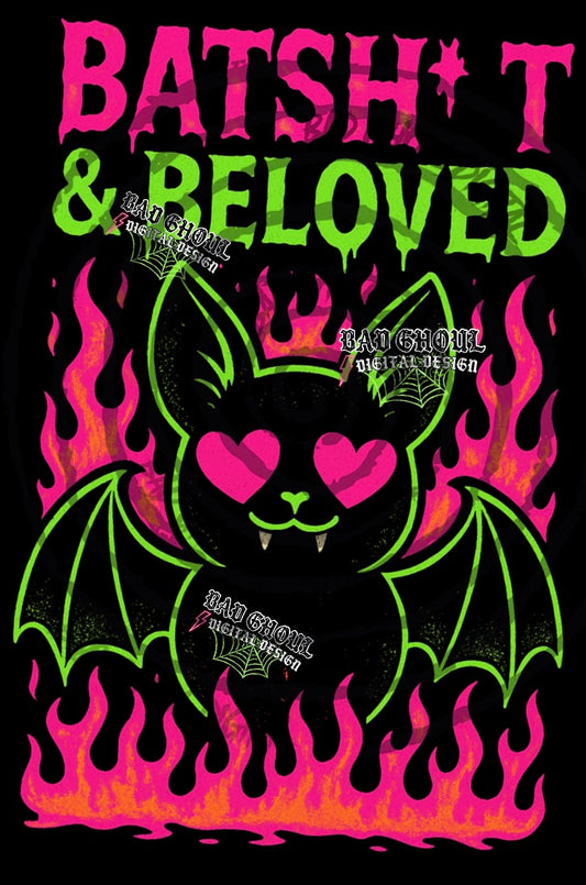 Batshit & Beloved PNG DOWNLOAD Black Fab Only