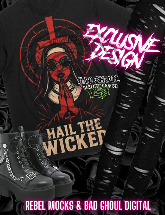 Exclusive Hail The Wicked  PNG DOWNLOAD Black Fab Only