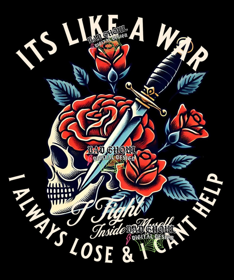 I fight inside my head Download PNG