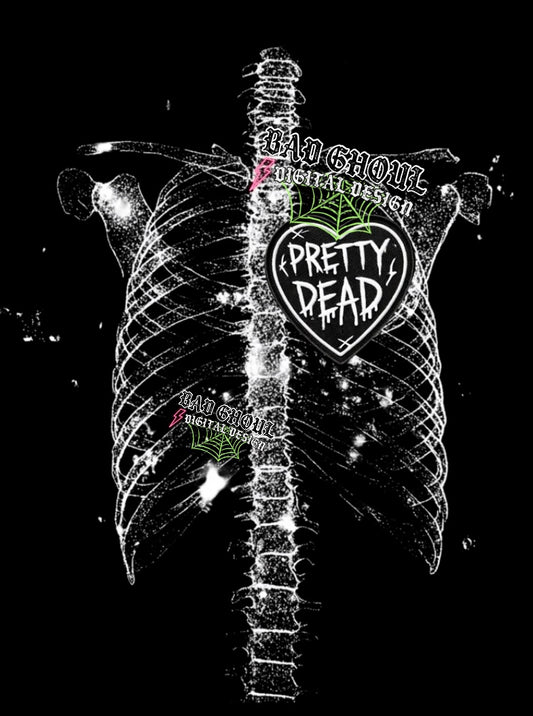 Pretty Dead PNG Download Black Fab Only