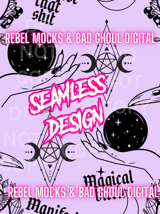 Witchy-Seamless PNG Download