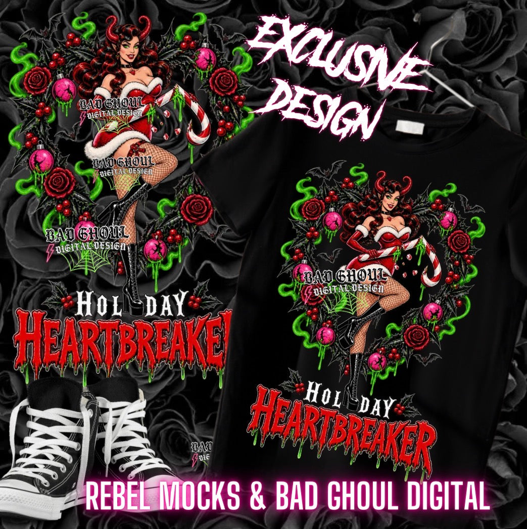 EXCLUSIVE | Holiday Heartbreaker| PNG DOWNLOAD| Black Fabric