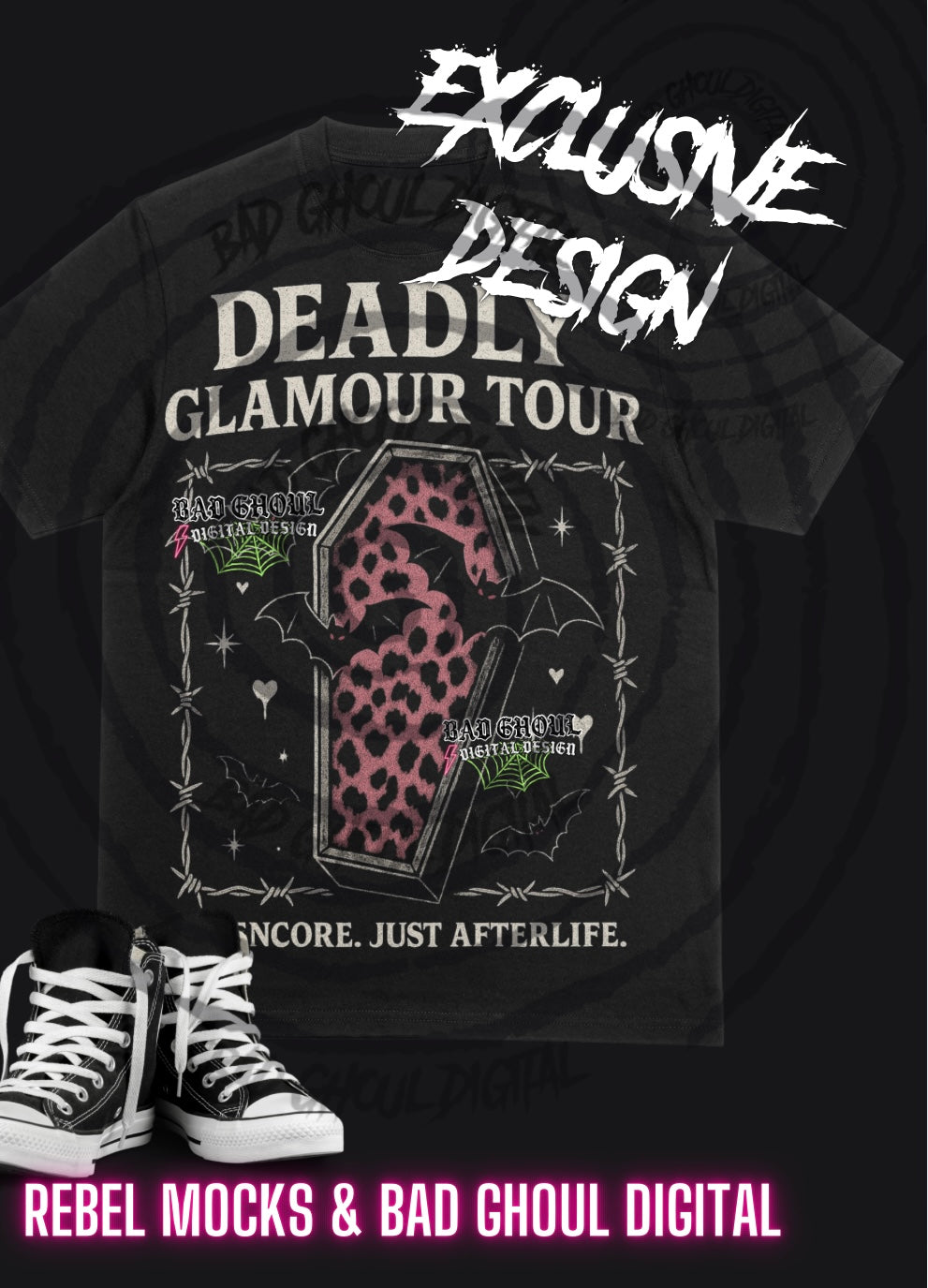 Exclusive Deadly Glamour Tour Black Fab PNG DOWNLOAD