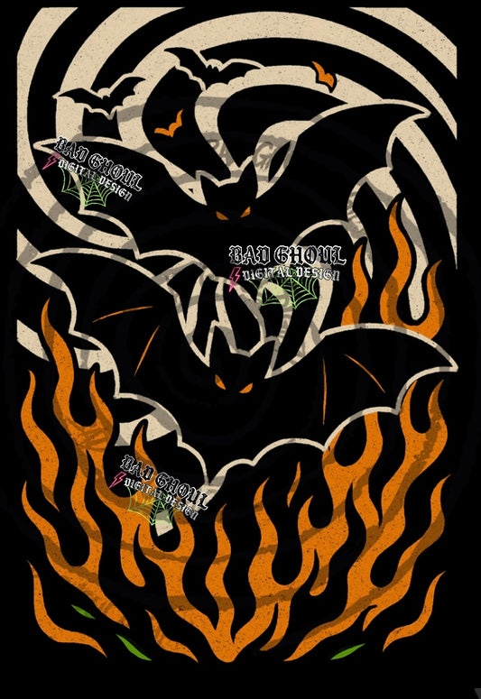 Bat Besties PNG DOWNLOAD Black Fab Only