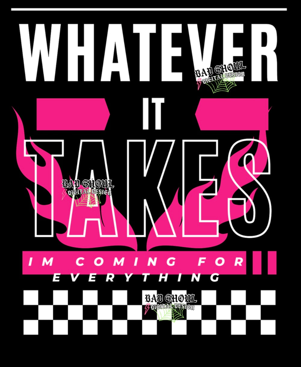 Whatever it takes + sleeve PNG Download