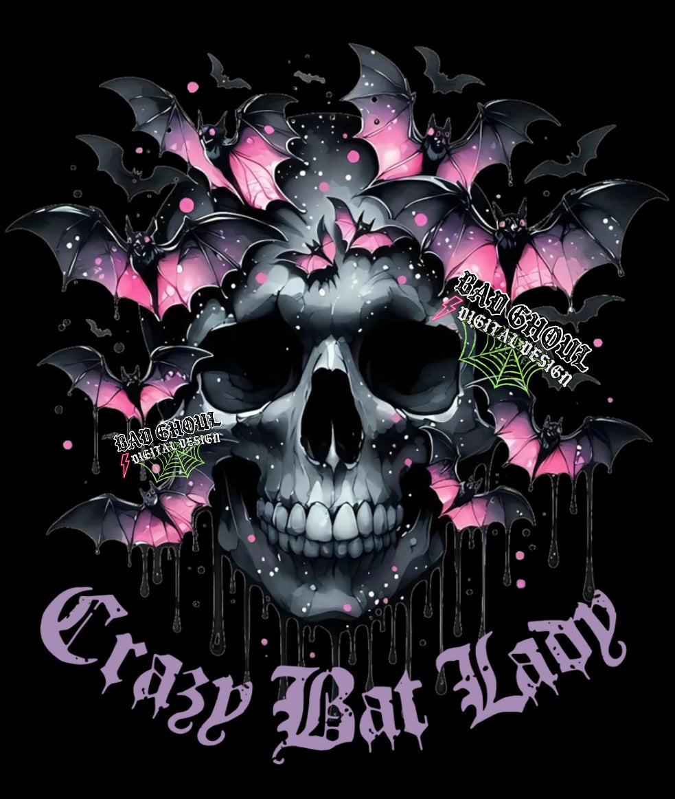 Crazy Bat Lady PNG Download