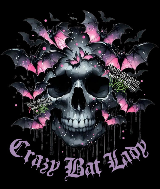 Crazy Bat Lady PNG Download