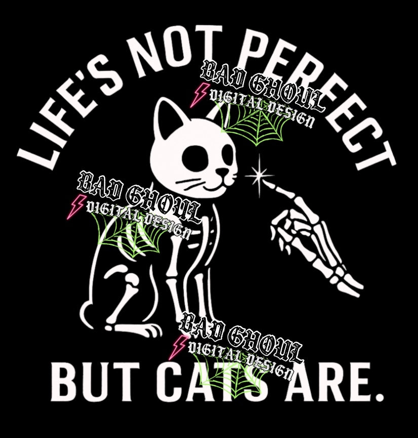 Cats Are PNG DOWNLOAD BLACK FAB ONLY