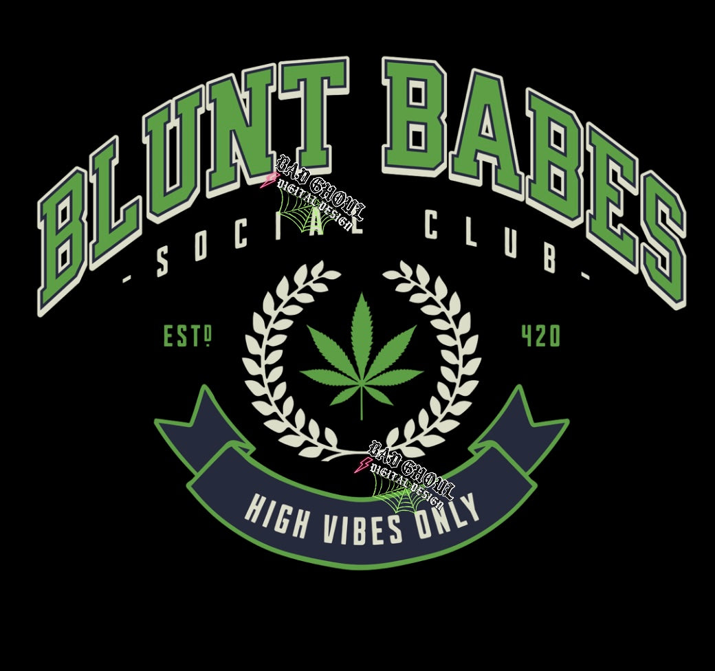 Blunt Babes Social PNG Download