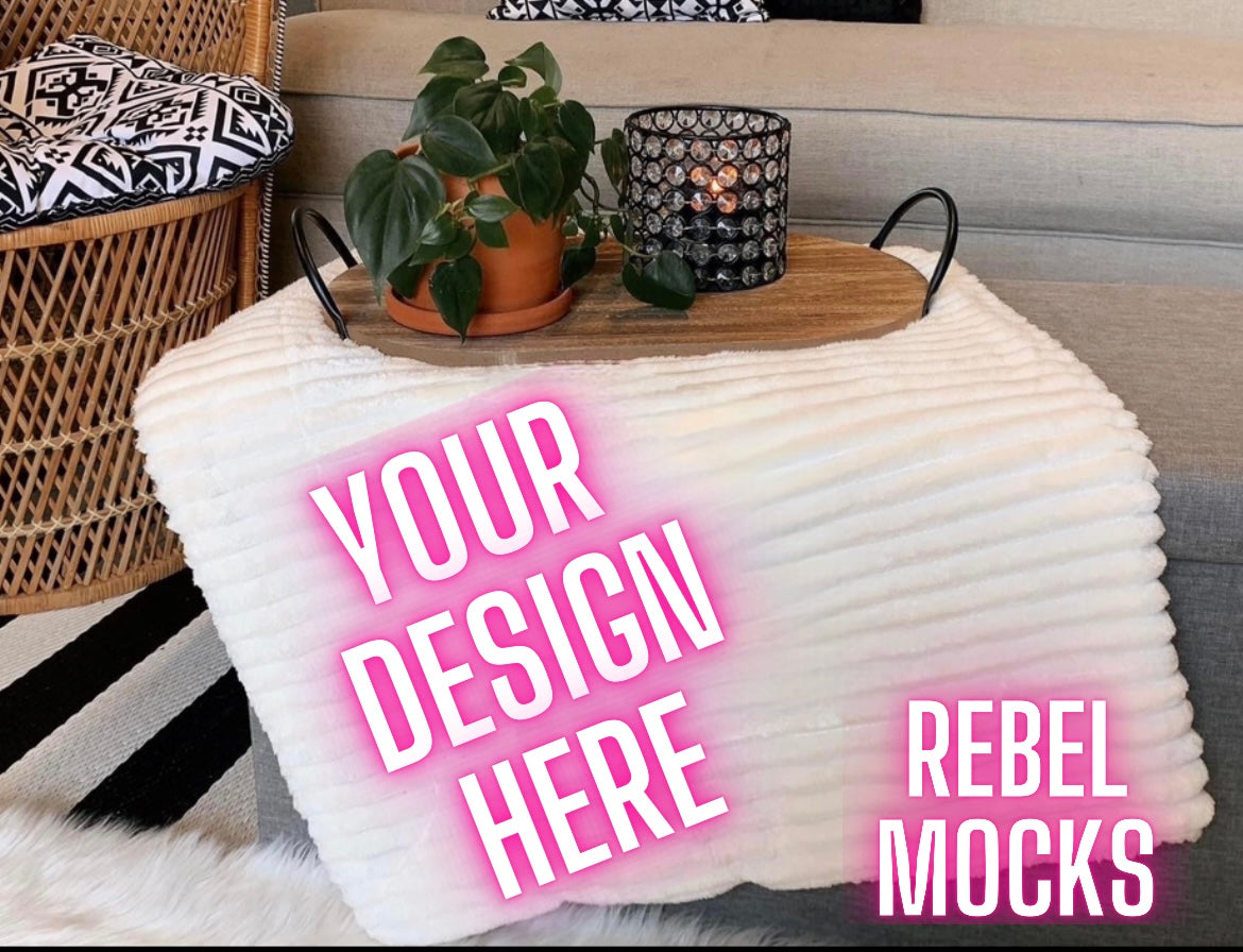 Throw Blanket Mock Up