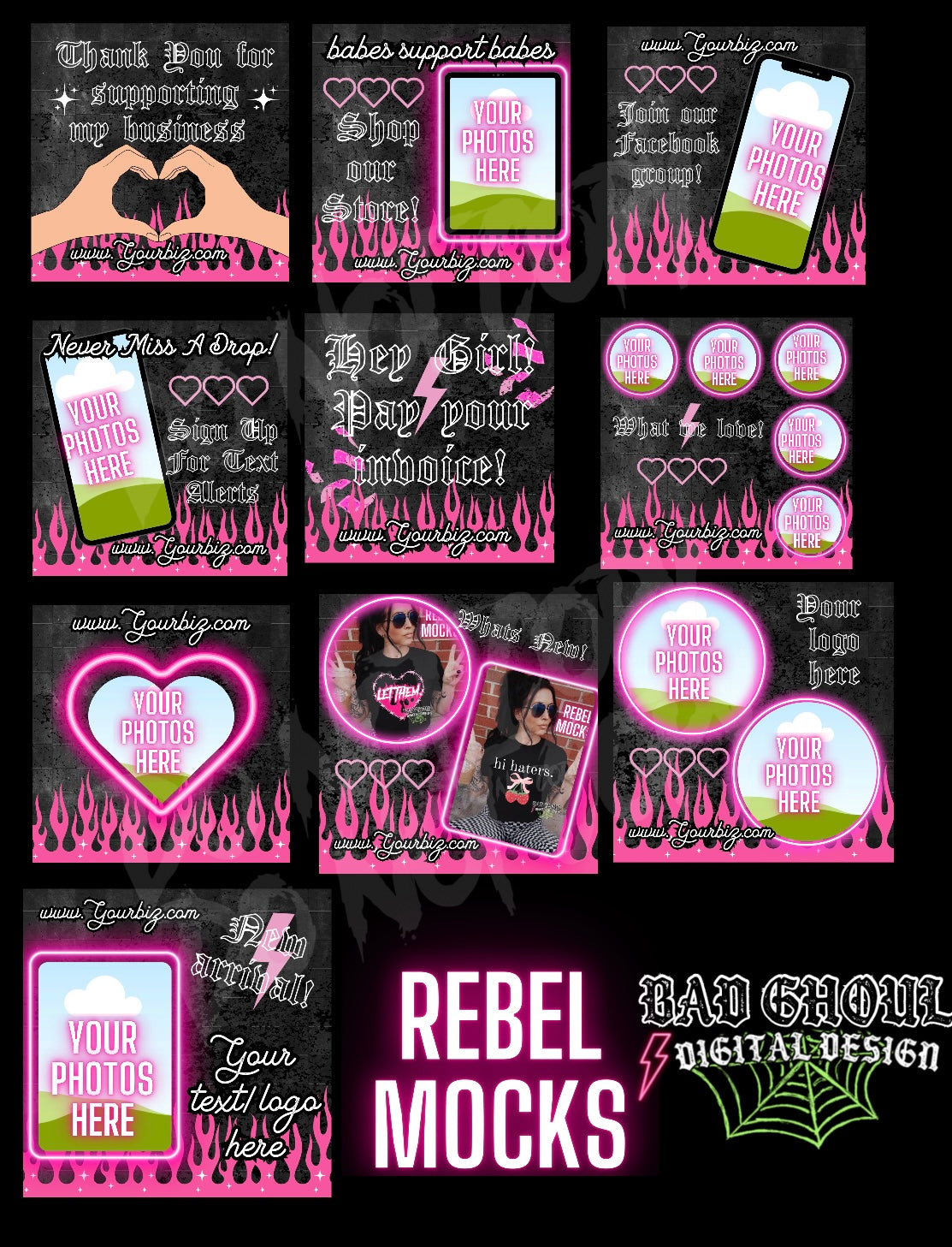 Pink Branding Set #1 - semi exclusive - Limited to 4