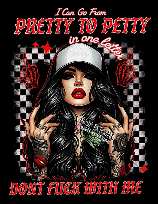 Pretty To Petty + Hat PNG download