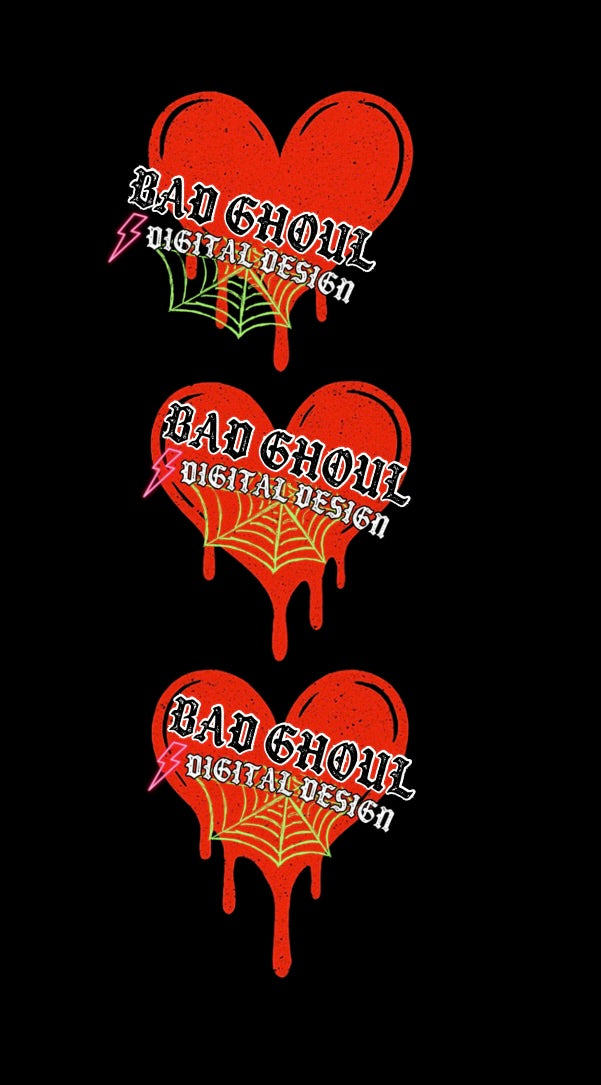 Heart Sleeves PNG DOWNLOAD Black Fab Only