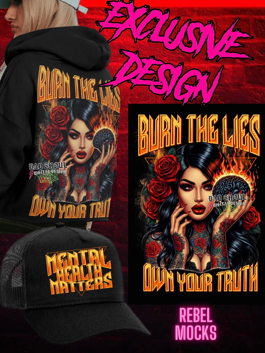 EXCLUSIVE  Burn The Lies PNG Download