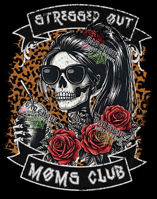 Stressed Out Moms Club PNG download