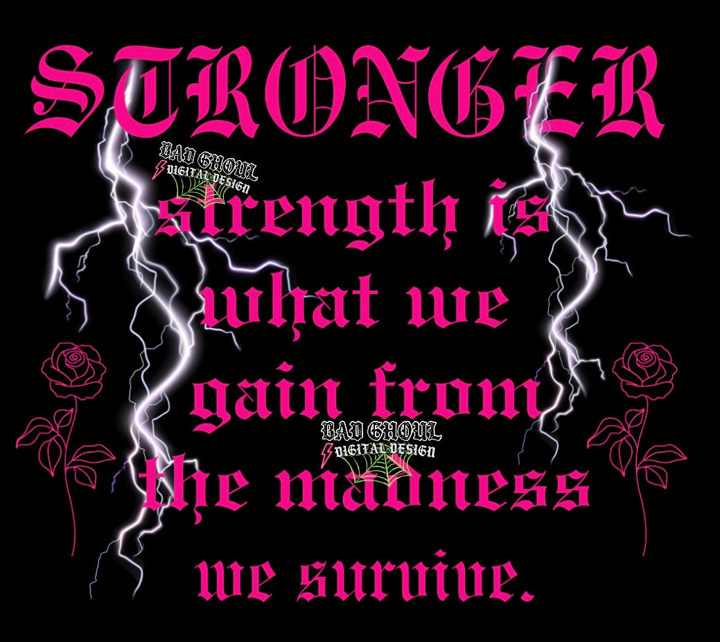 Stronger + sleeve PNG Download