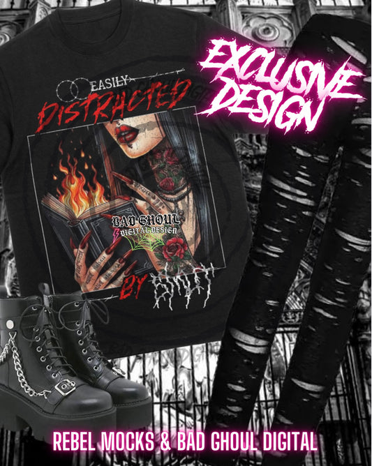 Exclusive Easily Distracted By Smut PNG DOWNLOAD black fab only