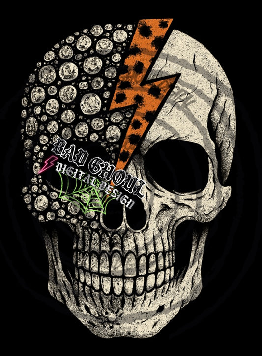 Faux Rhinestone Skelly PNG DOWNLOAD Black Fab Only