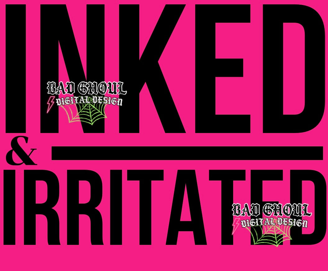 Inked and Irritated PNG Download 2 Files