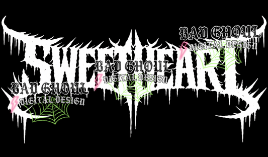 Sweetheart | PNG DOWNLOAD BLACK FAB ONLY