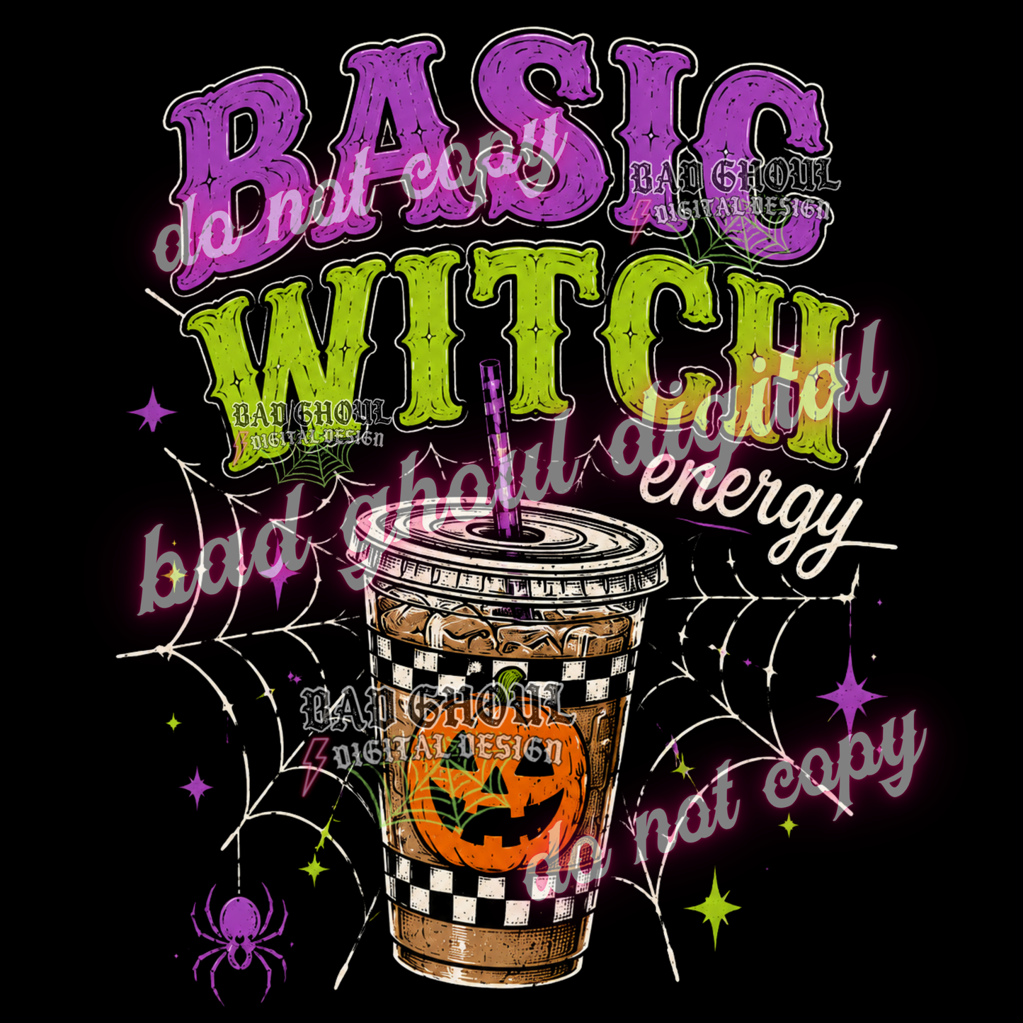 Basic Witch Energy | PNG DOWNLOAD BLACK FAB ONLY