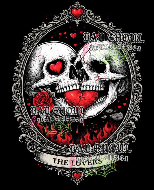 The Lovers - Gothic frame | PNG DOWNLOAD BLACK FAB ONLY