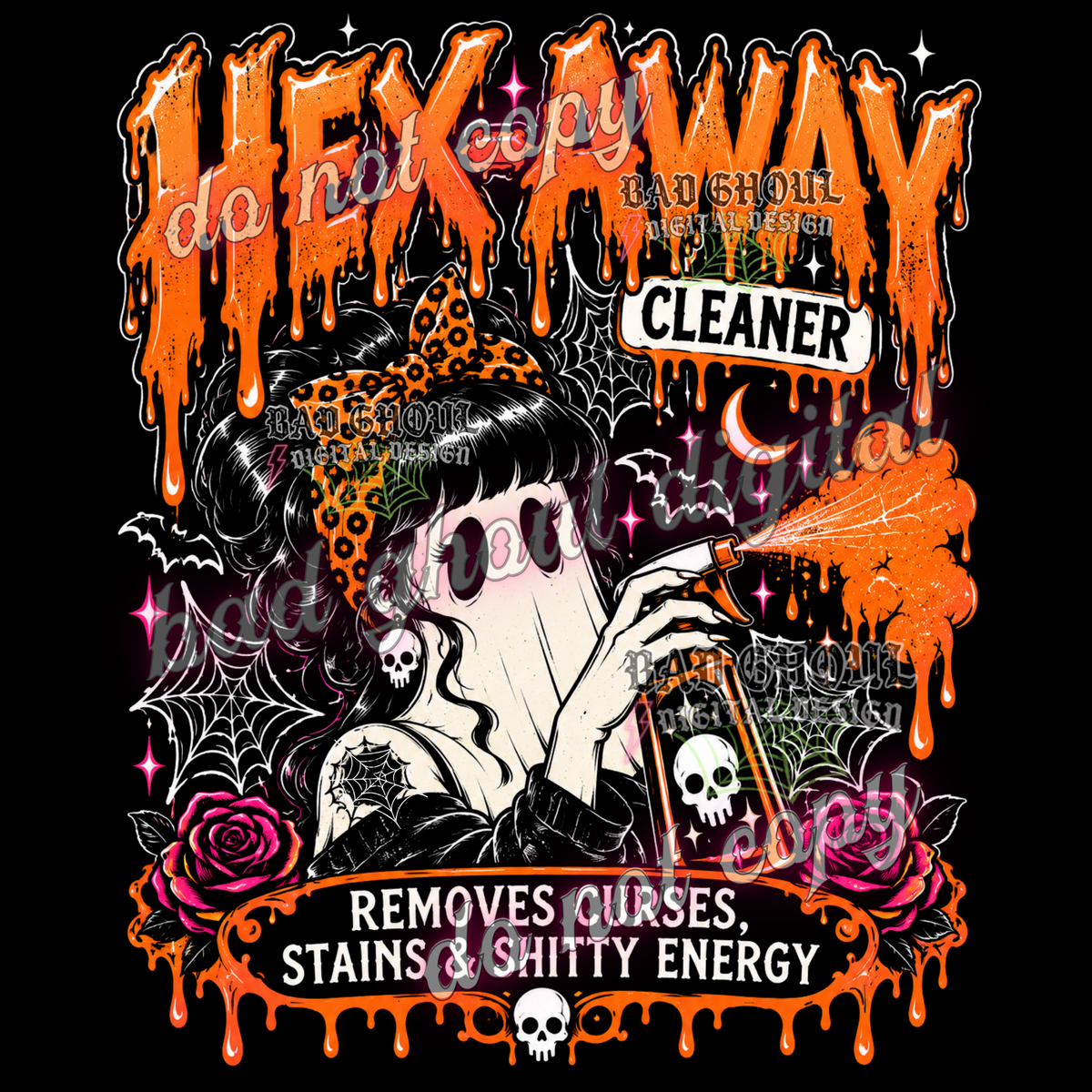 Hex Away Cleaner I  PNG DOWNLOAD BLACK FAB ONLY
