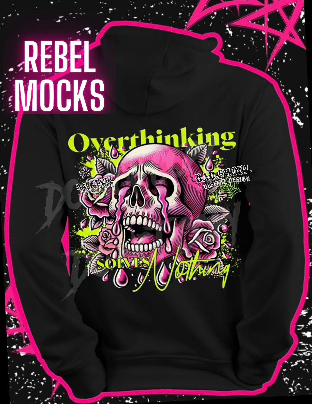 Overthinking PNG download best on black