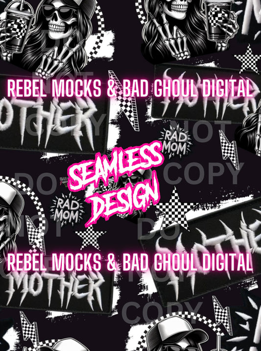 Mother Rad Seamless PNG Download