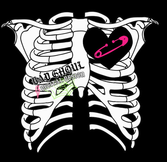 White Ribcage PNG Download