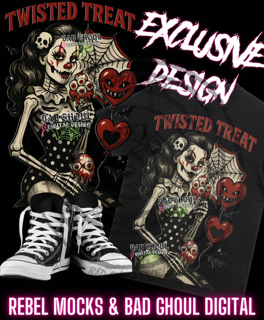 Exclusive Twisted Treat  Black Fab PNG DOWNLOAD