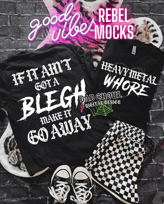 Heavy Metal Whore PNG Download 2 Files