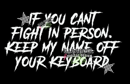 If You Cant Fight PNG download