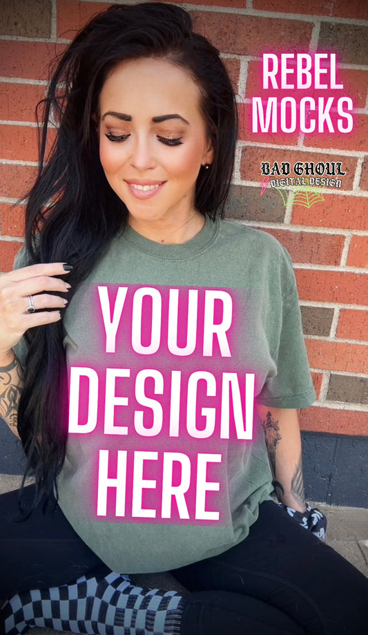 CC Hemp Trendy Model Mock Up