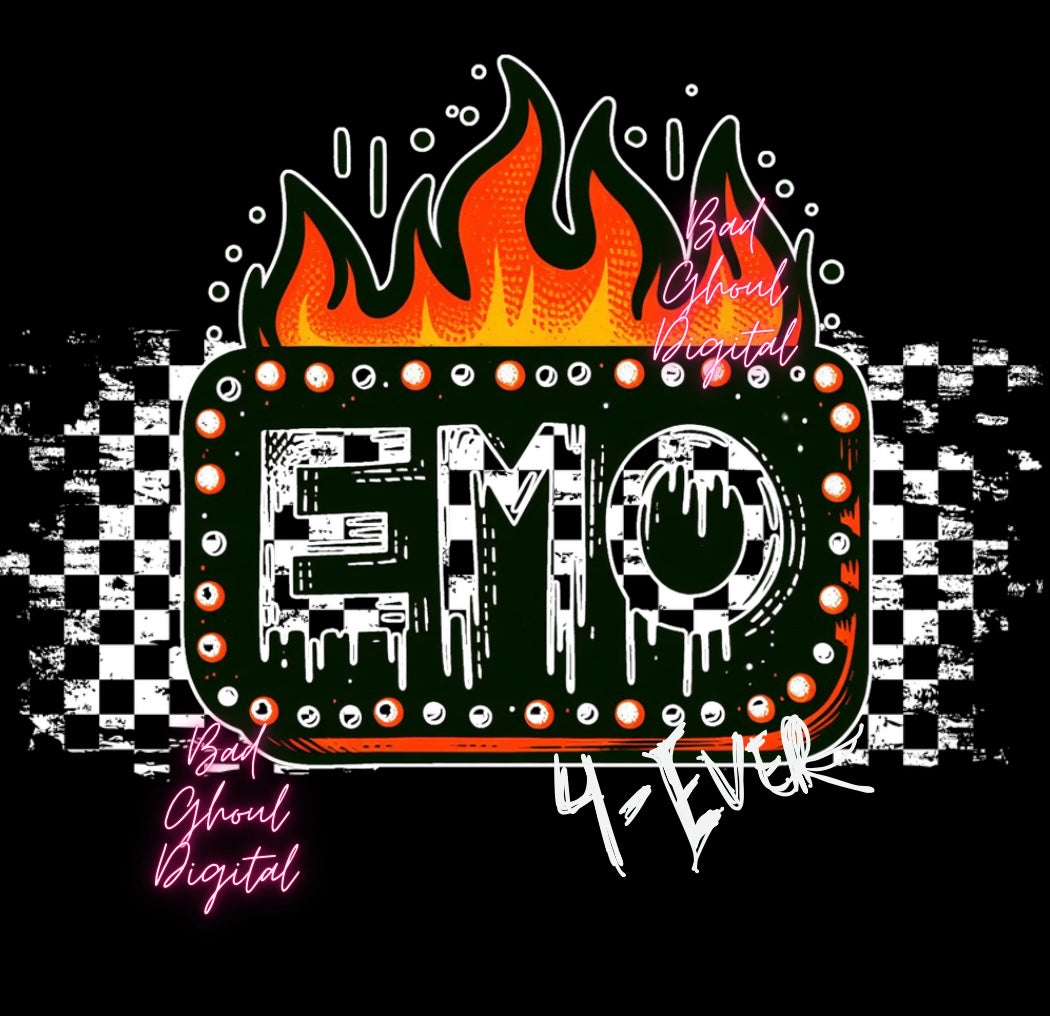 Emo Forever Download PNG DTF