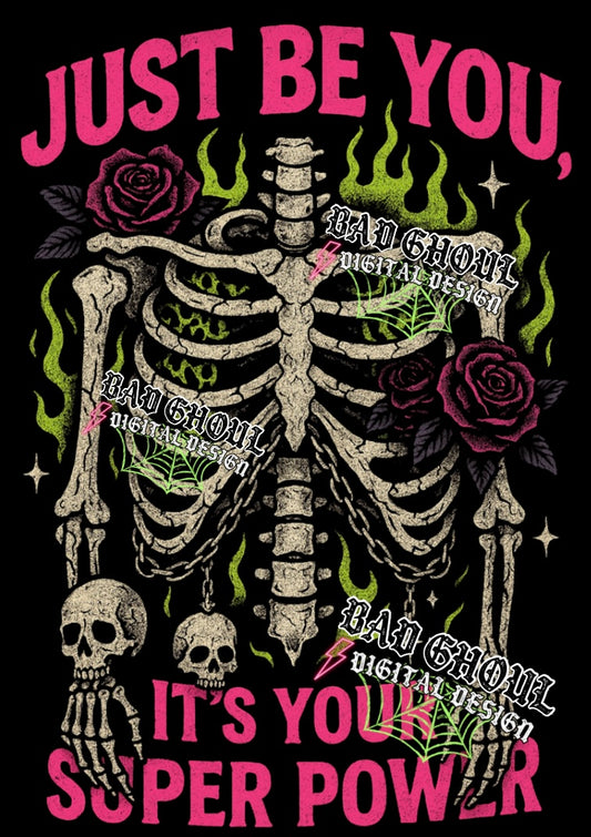 Just Be You- Black Fab -PNG Download