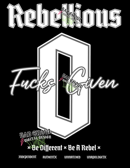 0 Fucks PNG Download BEST On black