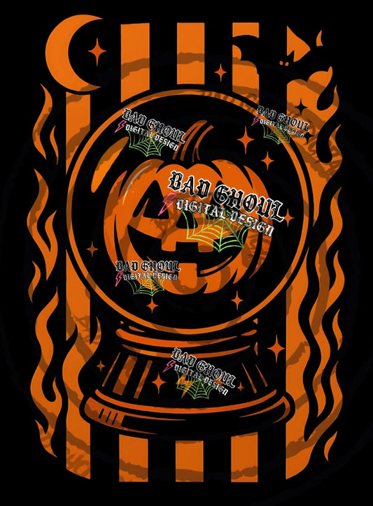 Pumpkin Jack Flag PNG DOWNLOAD Black Fab Only
