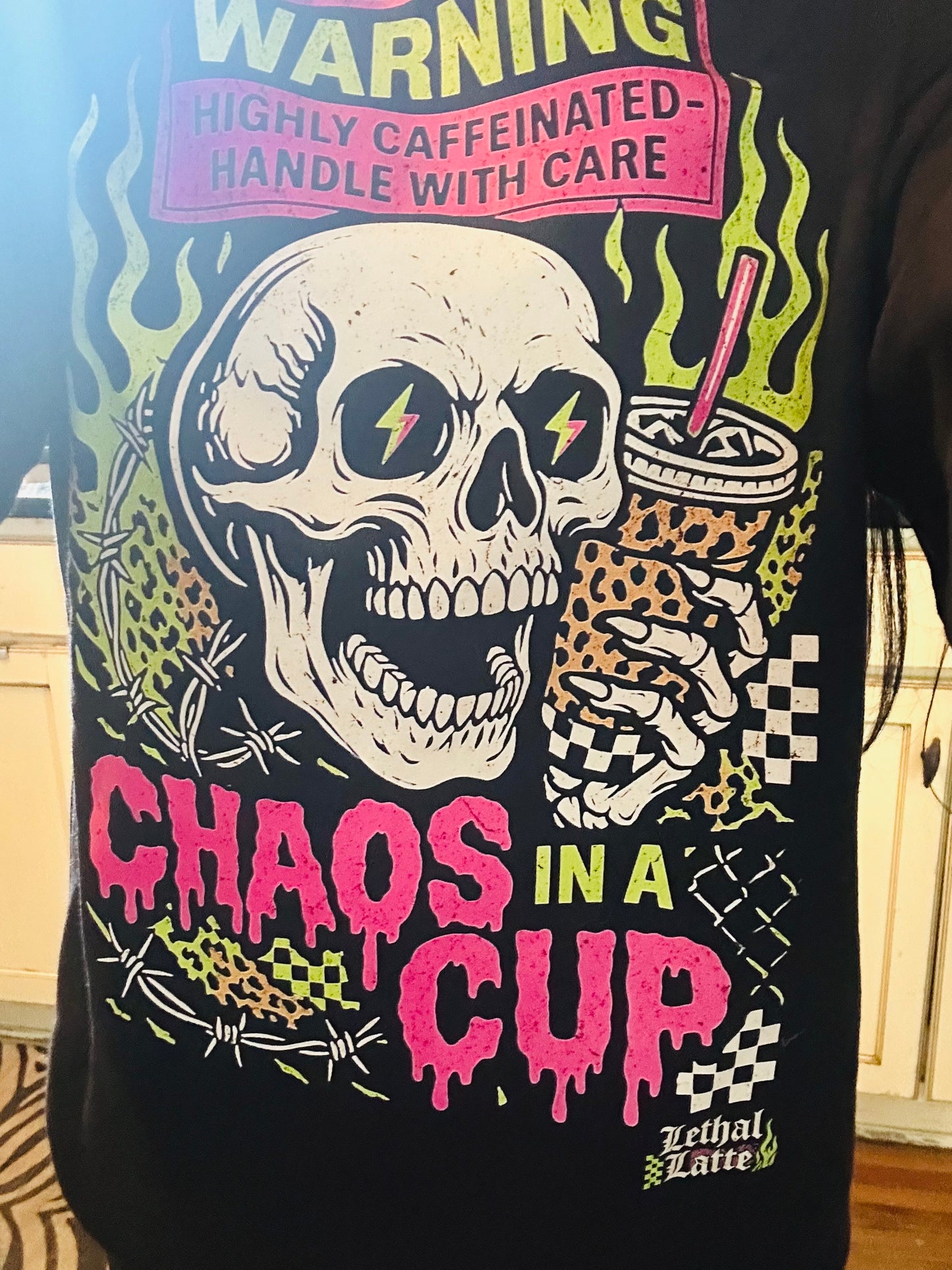 Lethal Latte- Warning Highly Caffeinated