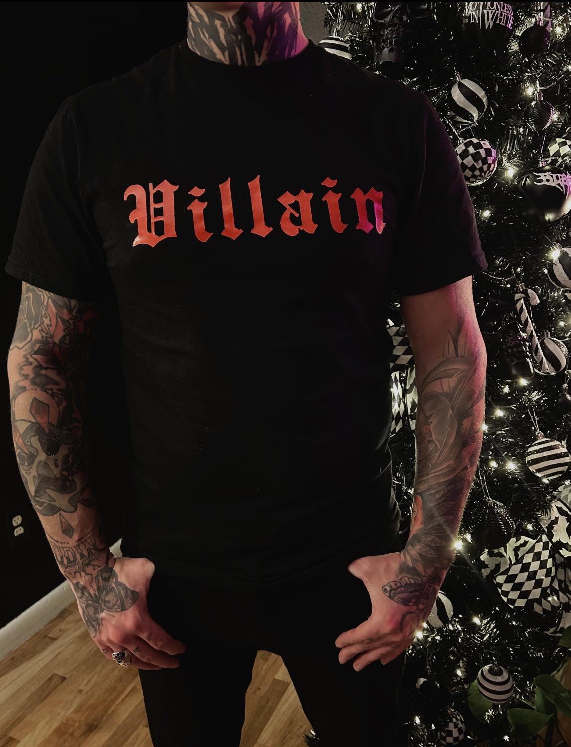 Villain Black Softstyle Tee