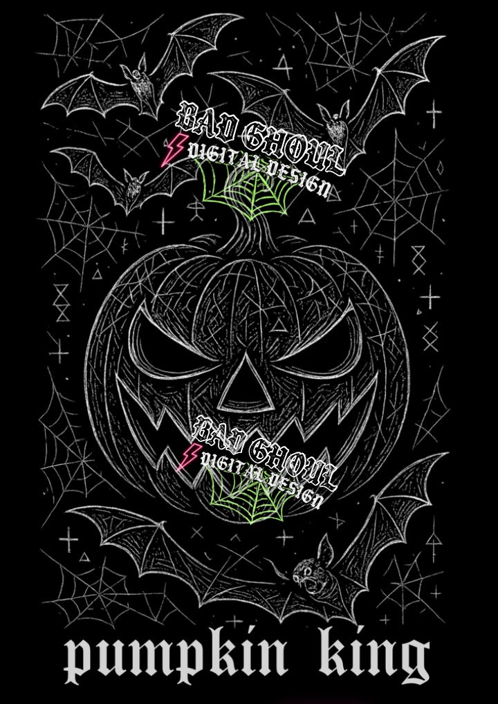 Pumpkin King Black Fabric Only PNG Download