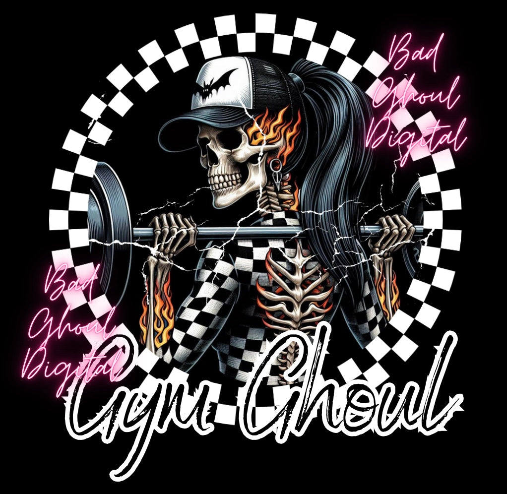 Gym Ghoul Download PNG DTF